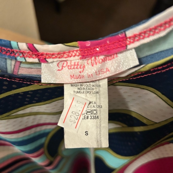 Pretty Woman Retro Colorful Sleeveless Dress Size Small - Picture 3 of 3